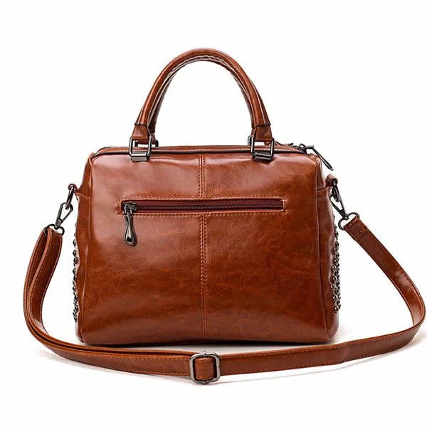 Elegant Soft Leather Shoulder Bag for Women – Versatile Everyday Handbag