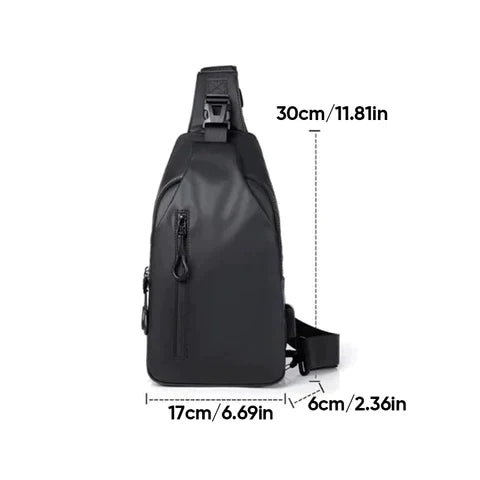 Waterproof Anti-Theft Crossbody Bag | Secure Travel Sling Bag for Men & Women