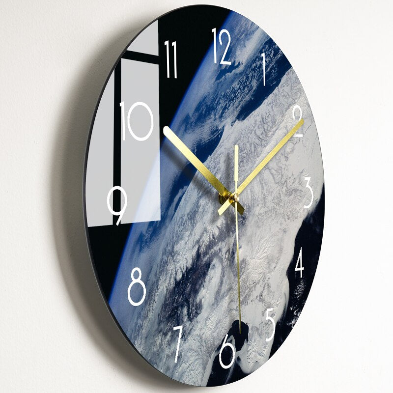 Elegant Glass Wall Clock – A Timeless Touch of Sophistication