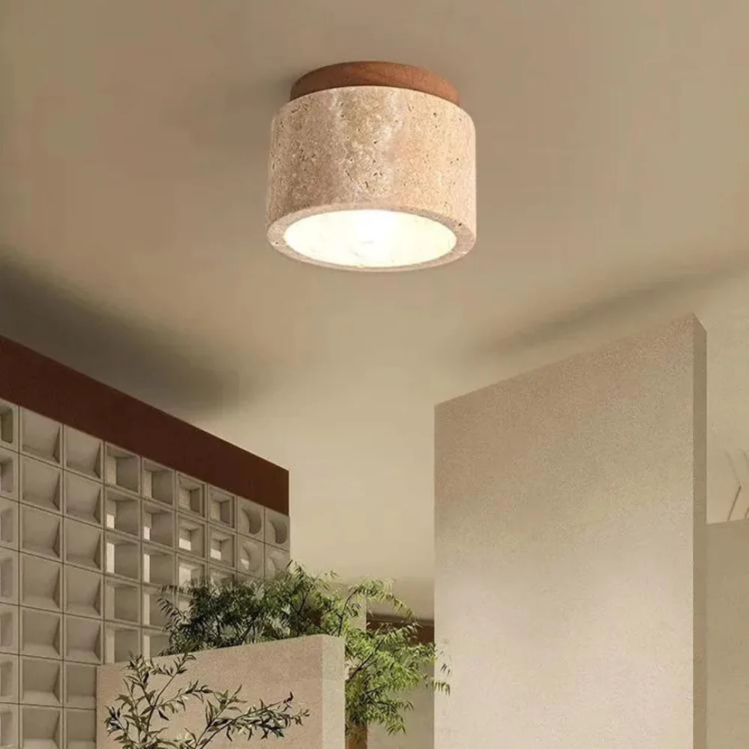 Radia – Japanese Ceiling Light | Minimalist Home Lighting with Warm Glow