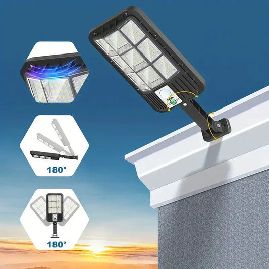 5000LM Solar Floodlight with Motion Sensor | Dusk to Dawn Outdoor Security Light