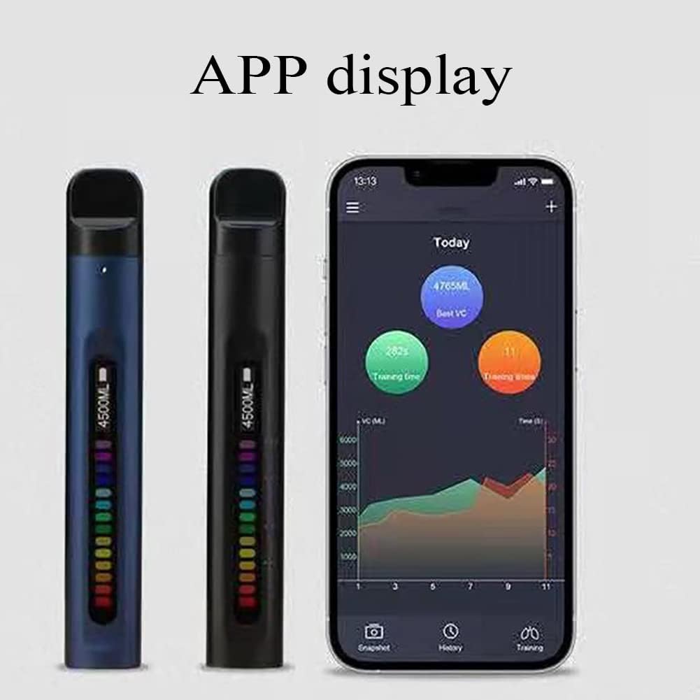 BreathBoost Smart Breathing Trainer – Lung Capacity & Respiratory Muscle Strengthening Device