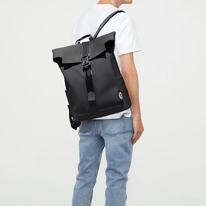 BergTrek Waterproof Ergonomic Backpack – Lightweight Travel Rucksack with USB Charging & Large Laptop Storage