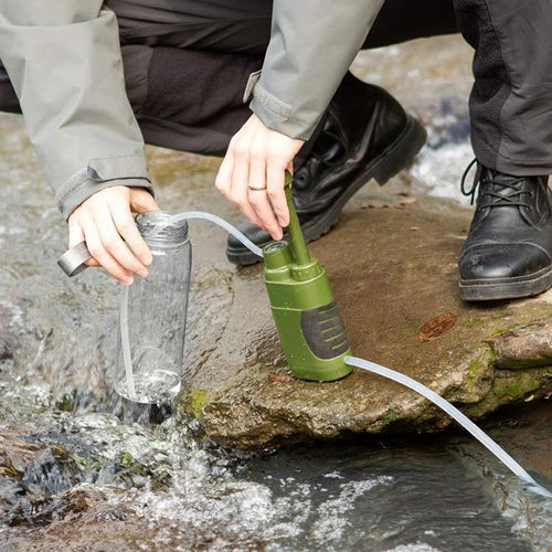 Portable Survival Water Filter – Filters 3000L, No Power Needed, Ideal for Camping & Emergencies