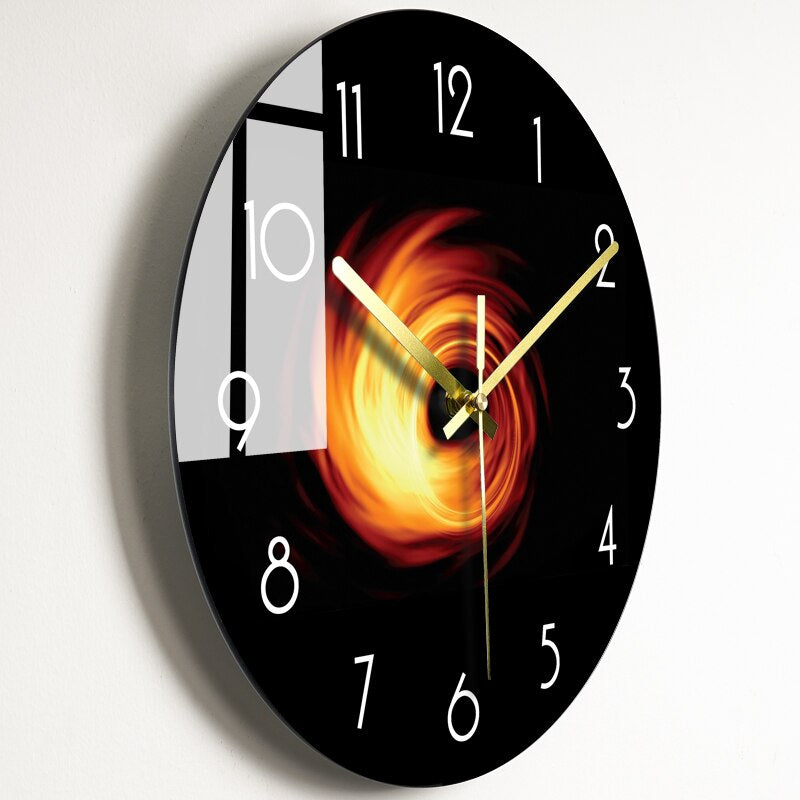 Elegant Glass Wall Clock – A Timeless Touch of Sophistication