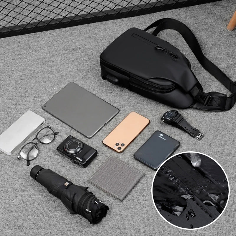 Waterproof Anti-Theft Crossbody Bag | Secure Travel Sling Bag for Men & Women