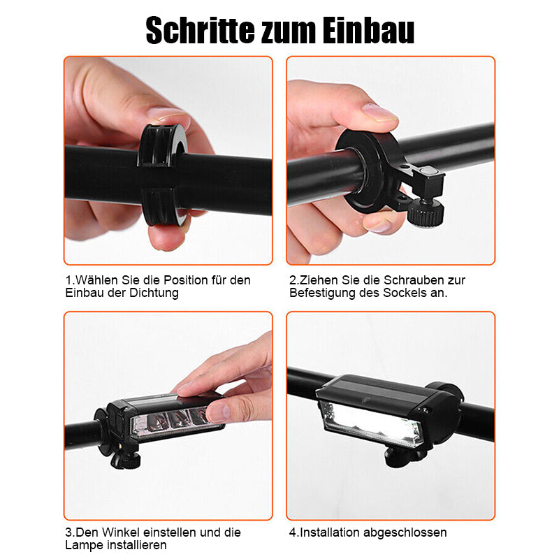 Ultra-Bright Rechargeable LED Bike Light – 900 Lumen Bicycle Headlight for Night Riding