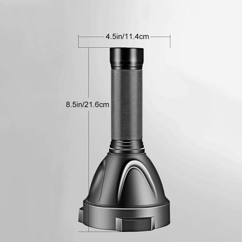 High-Power Waterproof LED Flashlight | 30,000–50,000 Lumens Rechargeable Torch