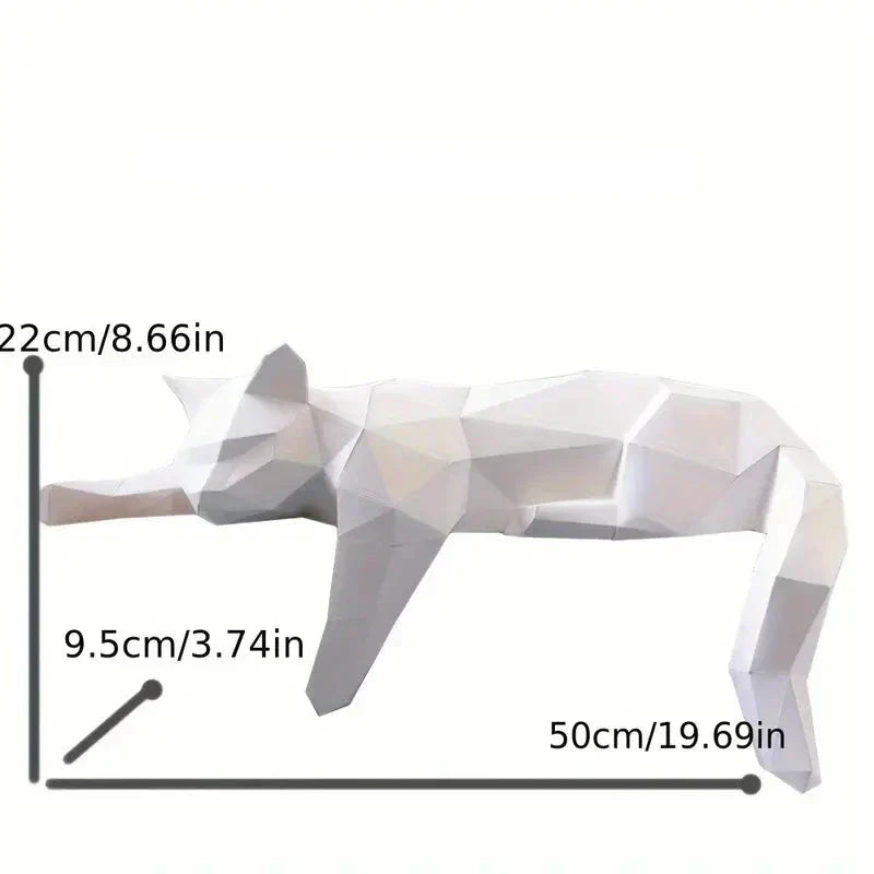 GeoCat – Abstract Cat Sculpture Modern & Elegant Home Décor