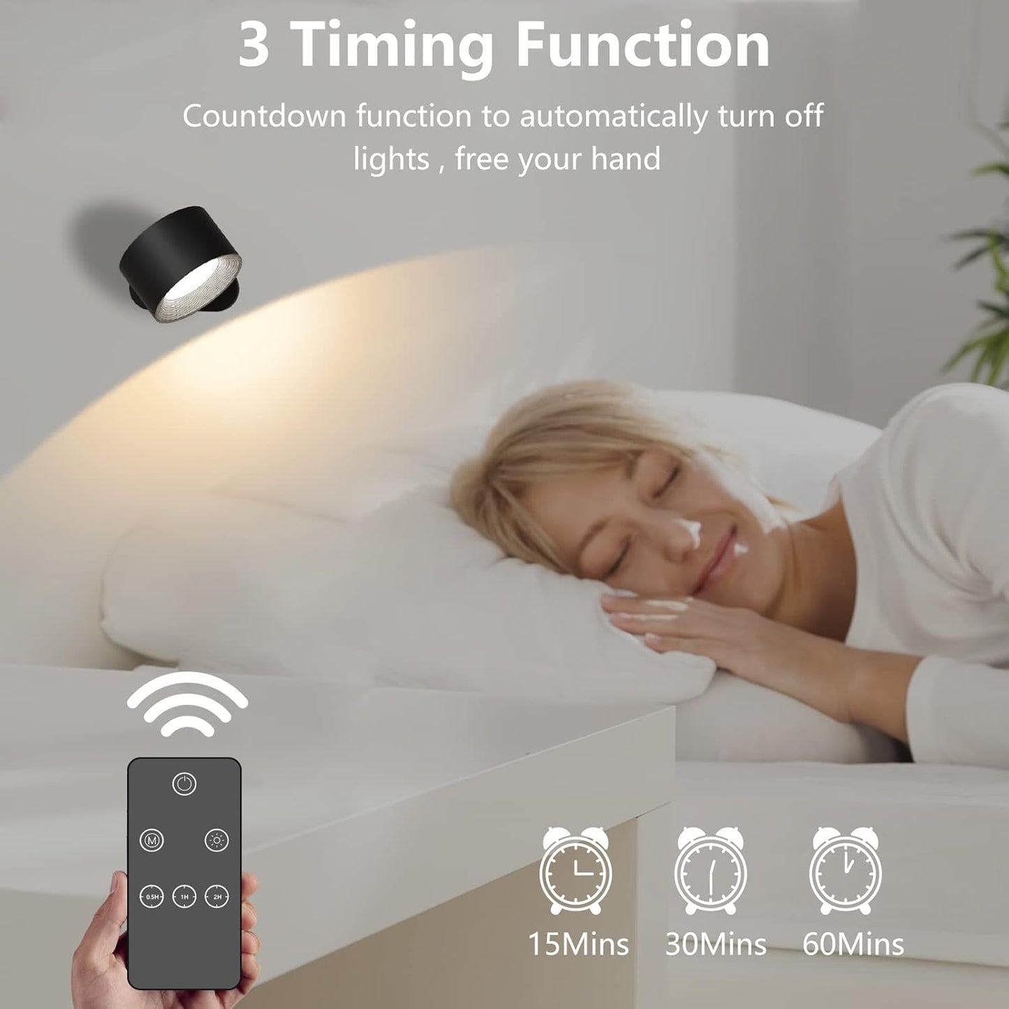 FlexiLamp – Wireless Rechargeable 360° LED Wall Light for Indoors & Outdoors