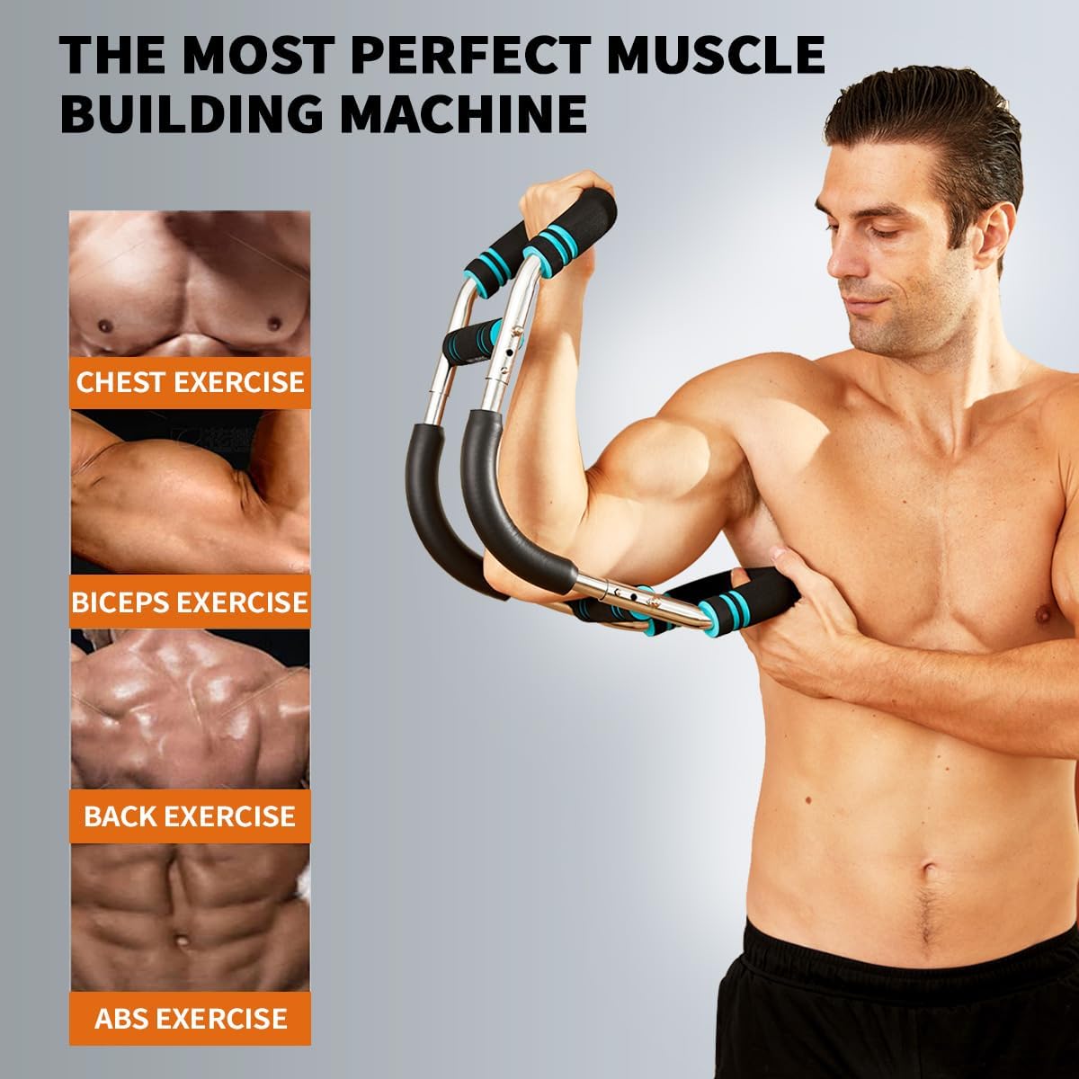 Twister Arm Exerciser – Adjustable Spring Workout Bar for Upper Body Strength Training