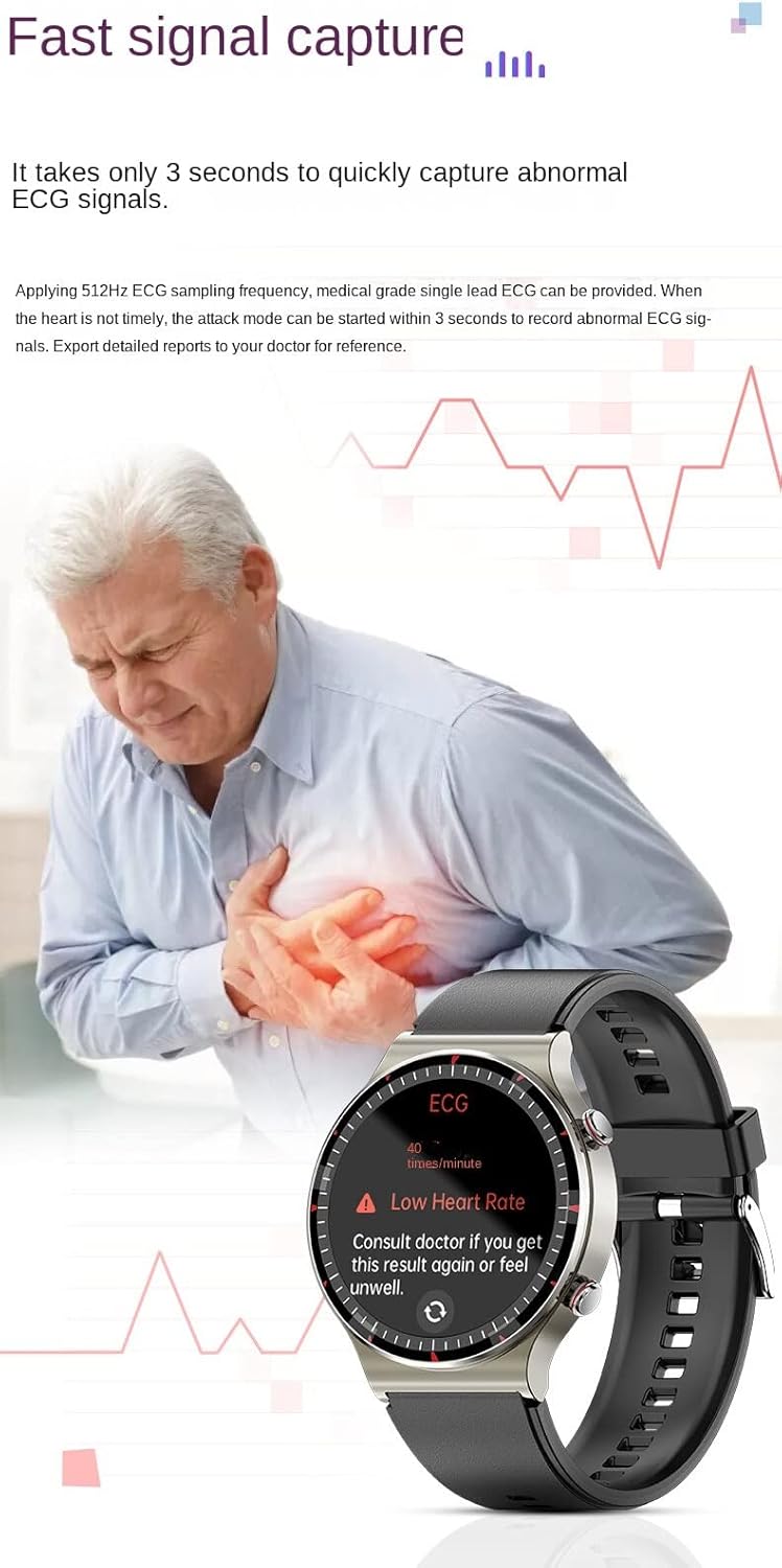 CardioSense – Medical ECG Smartwatch with Osram Sensor & 24/7 Health Monitoring