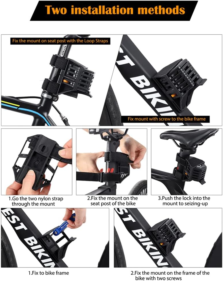 SafeRide Foldable Heavy-Duty Anti-Theft Bike Lock – Ultra Strong Security Chain