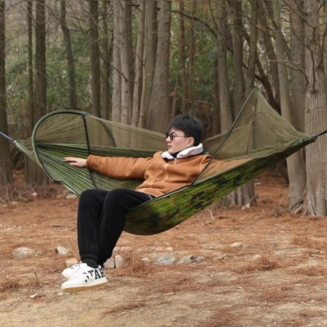 Hammock with Integrated Mosquito Net – Ultimate Outdoor Protection