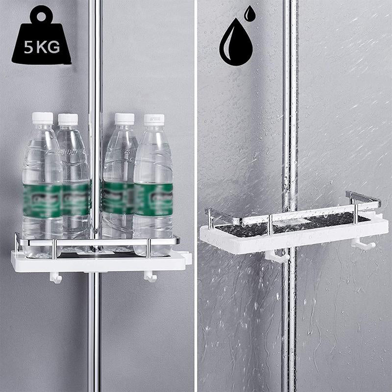 BathBuddy | No-Drill Shower Shelf – Space-Saving Bathroom Storage