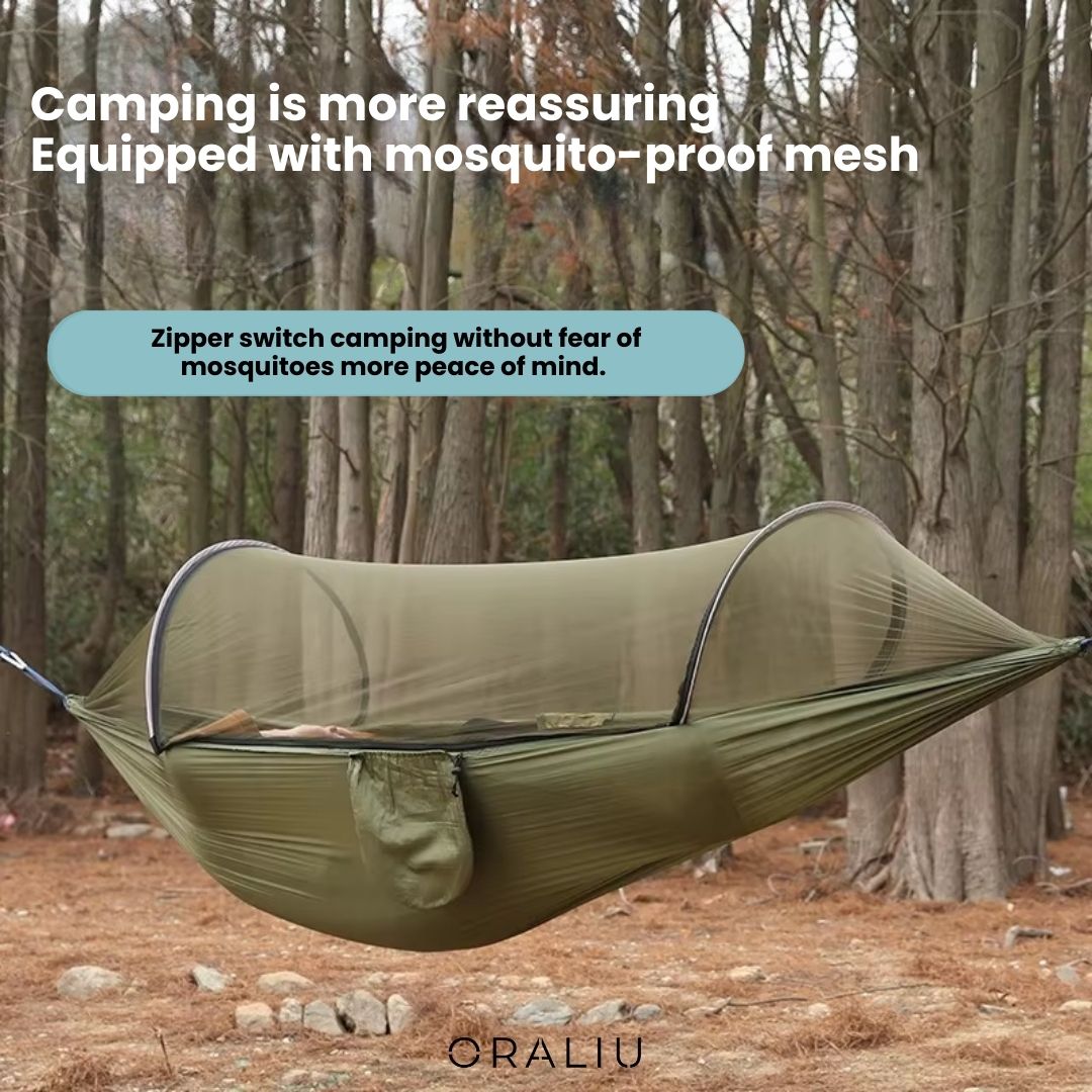 Hammock with Integrated Mosquito Net – Ultimate Outdoor Protection