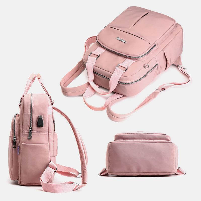 Waterproof Multifunction Backpack – Durable Travel, Work & School Bag with USB Charging Port