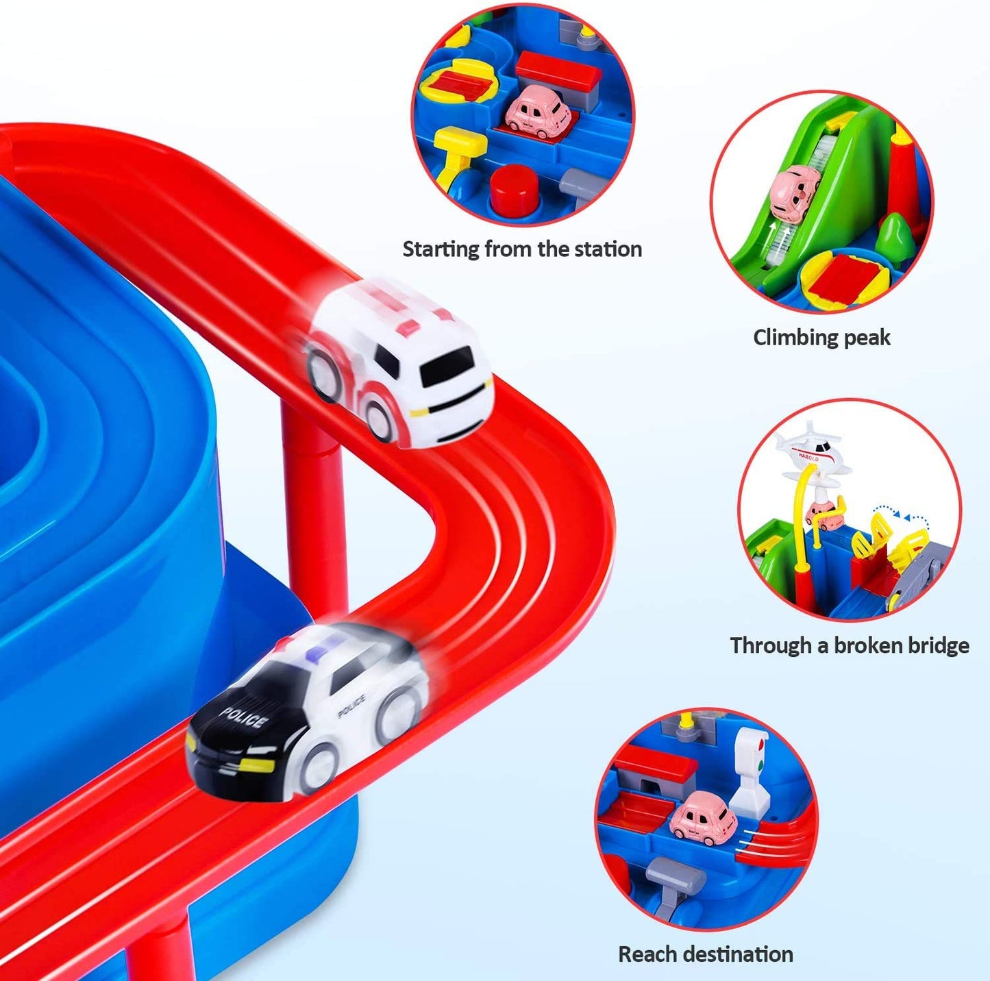 Car Adventure – City Driving Brain-Training Toy for Kids | Educational Playset with 8 Challenges