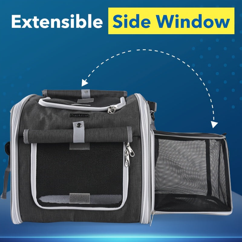 Expandable Pet Bike Basket – Comfortable & Safe Bicycle Carrier for Small Dogs and Cats