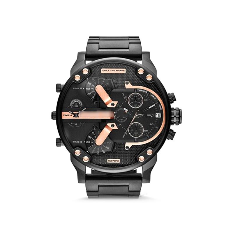 Stainless Steel Chronograph Quartz Watch – Elegant Men’s Luxury Timepiece