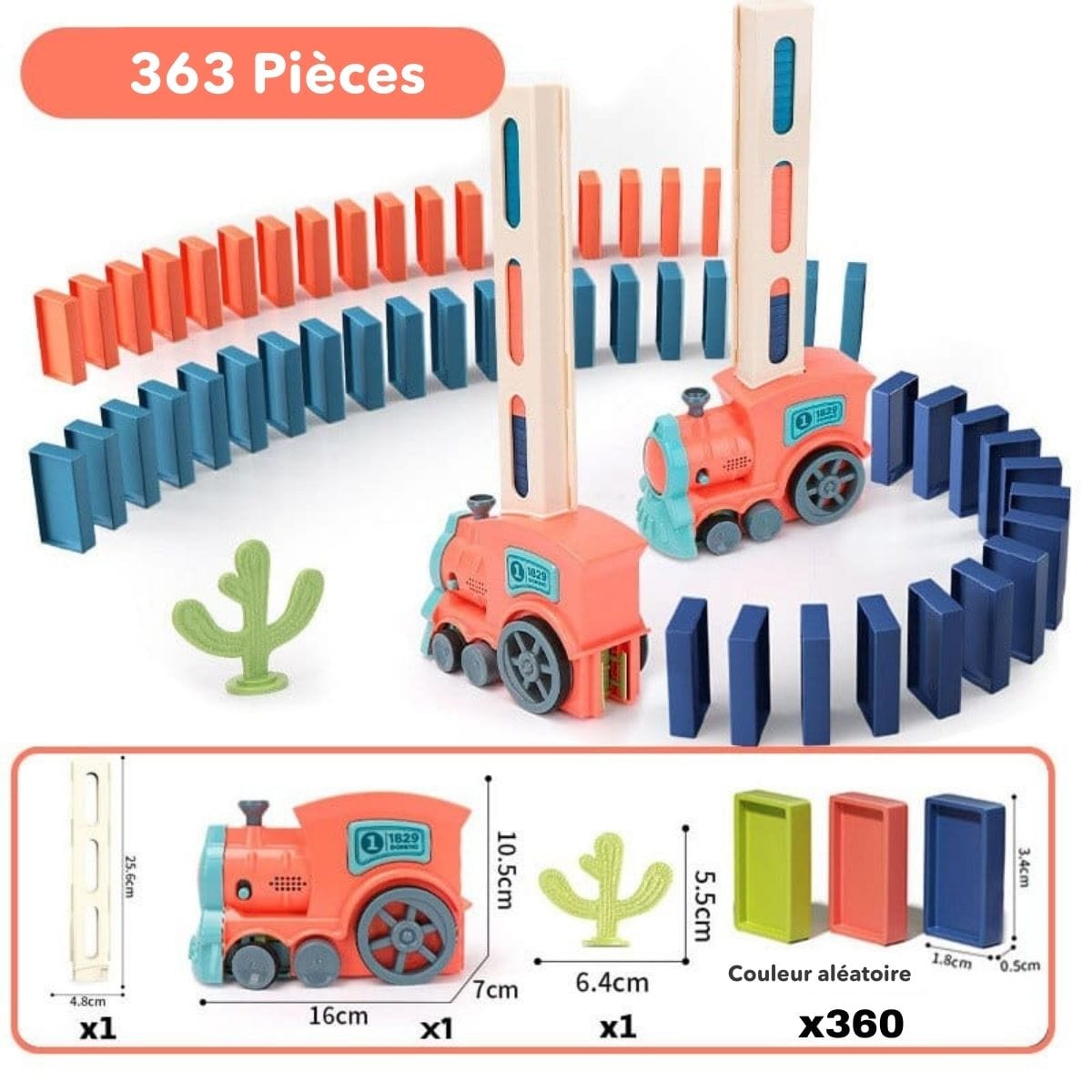 Automatic Domino Train | Creative Educational Toy for Kids