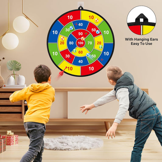 Large Double-Sided Dartboard for Kids – Play, Learn & Have Fun
