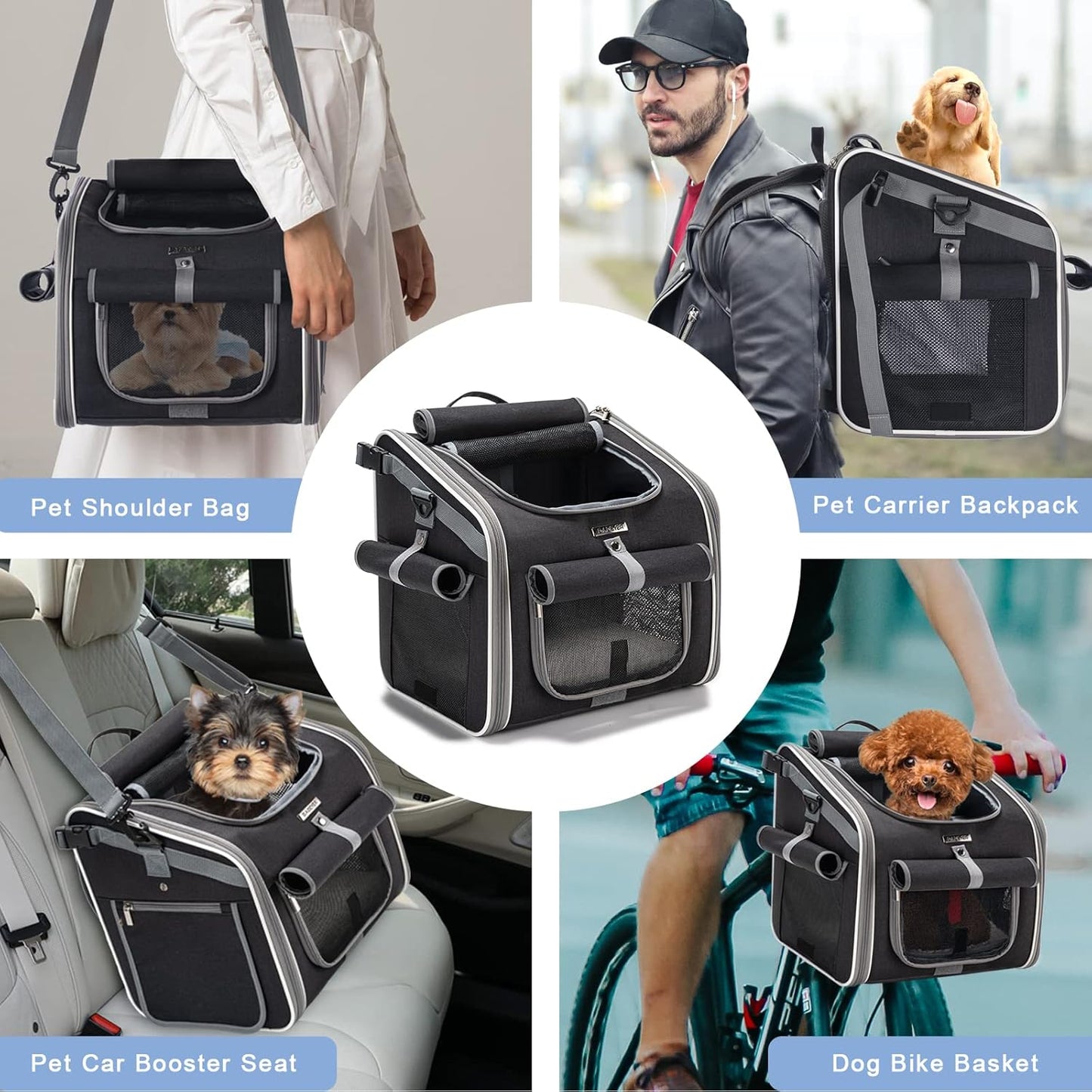 Max – Pet Bike Basket for Dogs & Cats