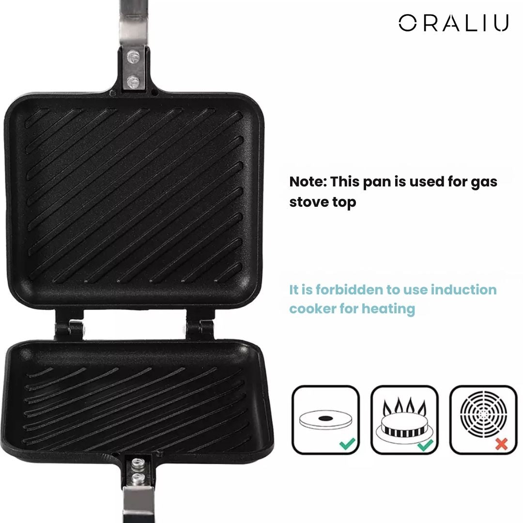 Camping Sandwich Maker – Non-Stick, Perfect for Outdoor Cooking