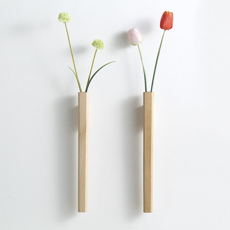 ZenBloom | Minimalist Floating Wall Vase Set – Elegant Hanging Flower Decor