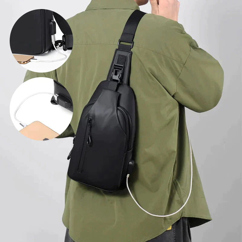 Waterproof Anti-Theft Crossbody Bag | Secure Travel Sling Bag for Men & Women