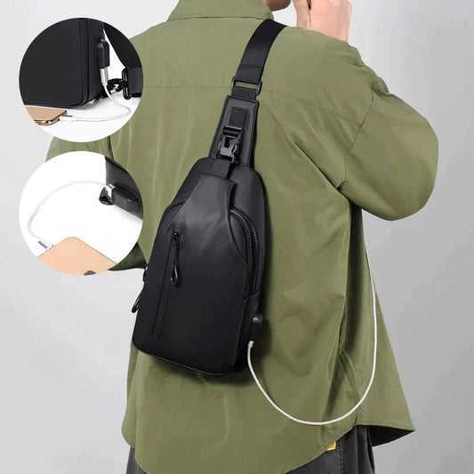 Waterproof Anti-Theft Crossbody Bag | Secure Travel Sling Bag for Men & Women