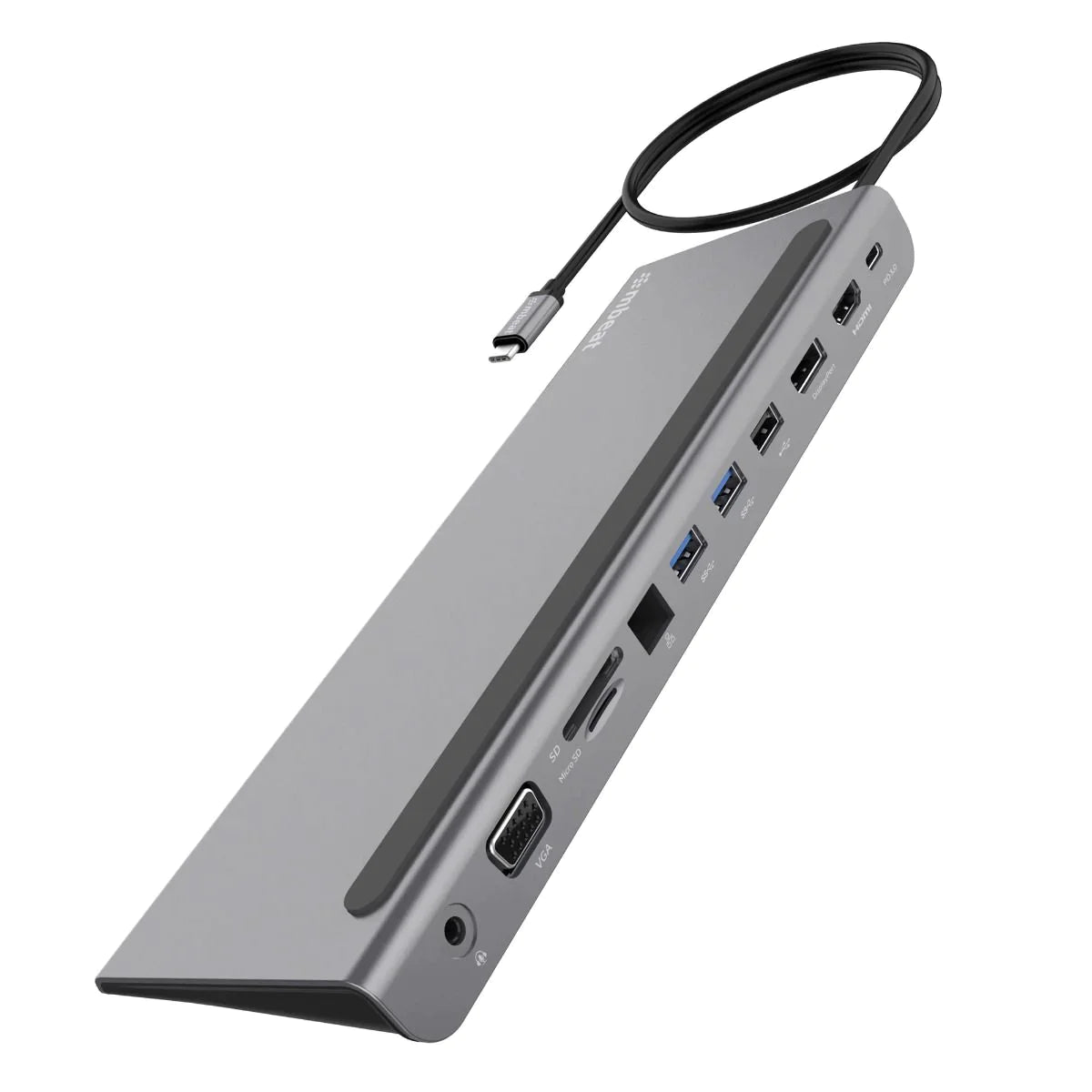 LapStation Pro – 11-in-1 USB-C Laptop Docking Station with HDMI, Ethernet & SD Card Ports
