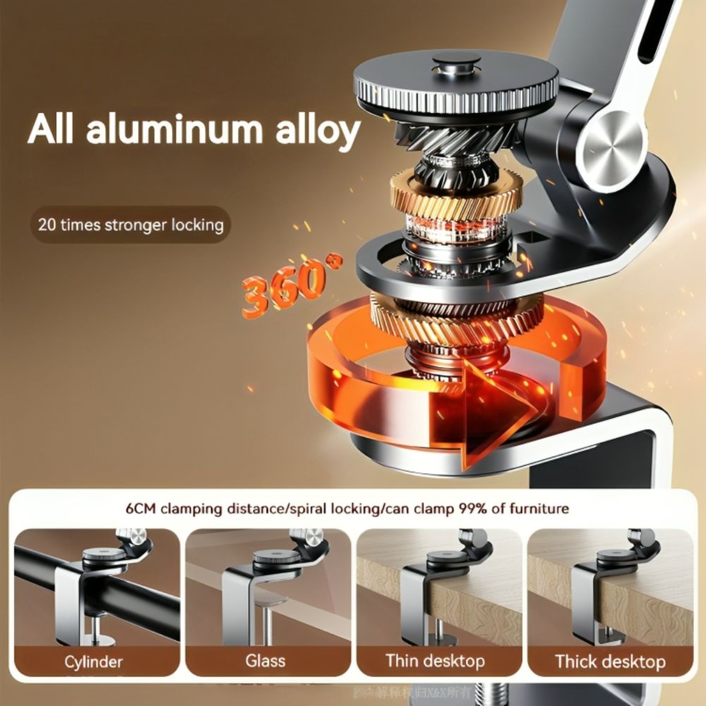 Altivo – 360° Adjustable Aluminium Stand for Tablets & Smartphones