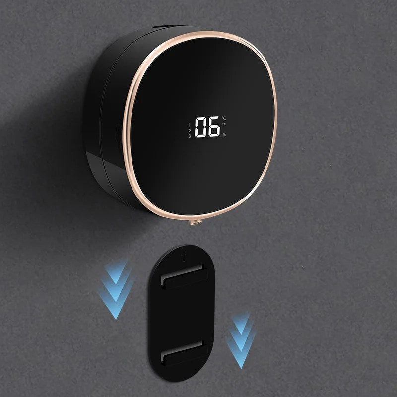 Cleon 5-in-1 Smart Automatic Soap Dispenser with LED Display – Touchless, Rechargeable & Wall-Mountable