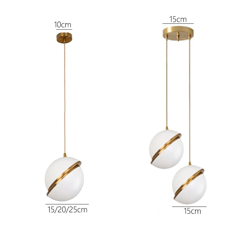 Brillux – Modern LED Ceiling Light with Gold Finish