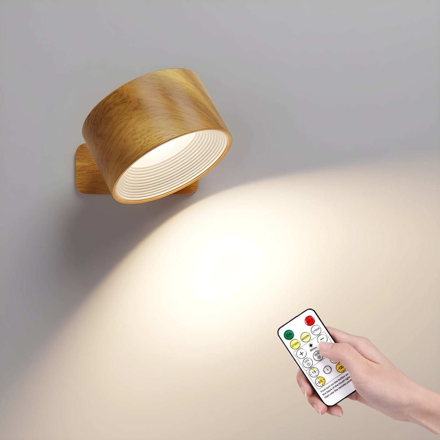 Eternity Glow – Wireless LED Wall Light with Remote Control & Timer