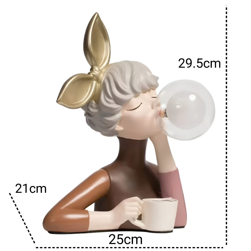 BubbleFairies Table Lamp – Enchanting Quartet Cartoon Girl Figurine Light