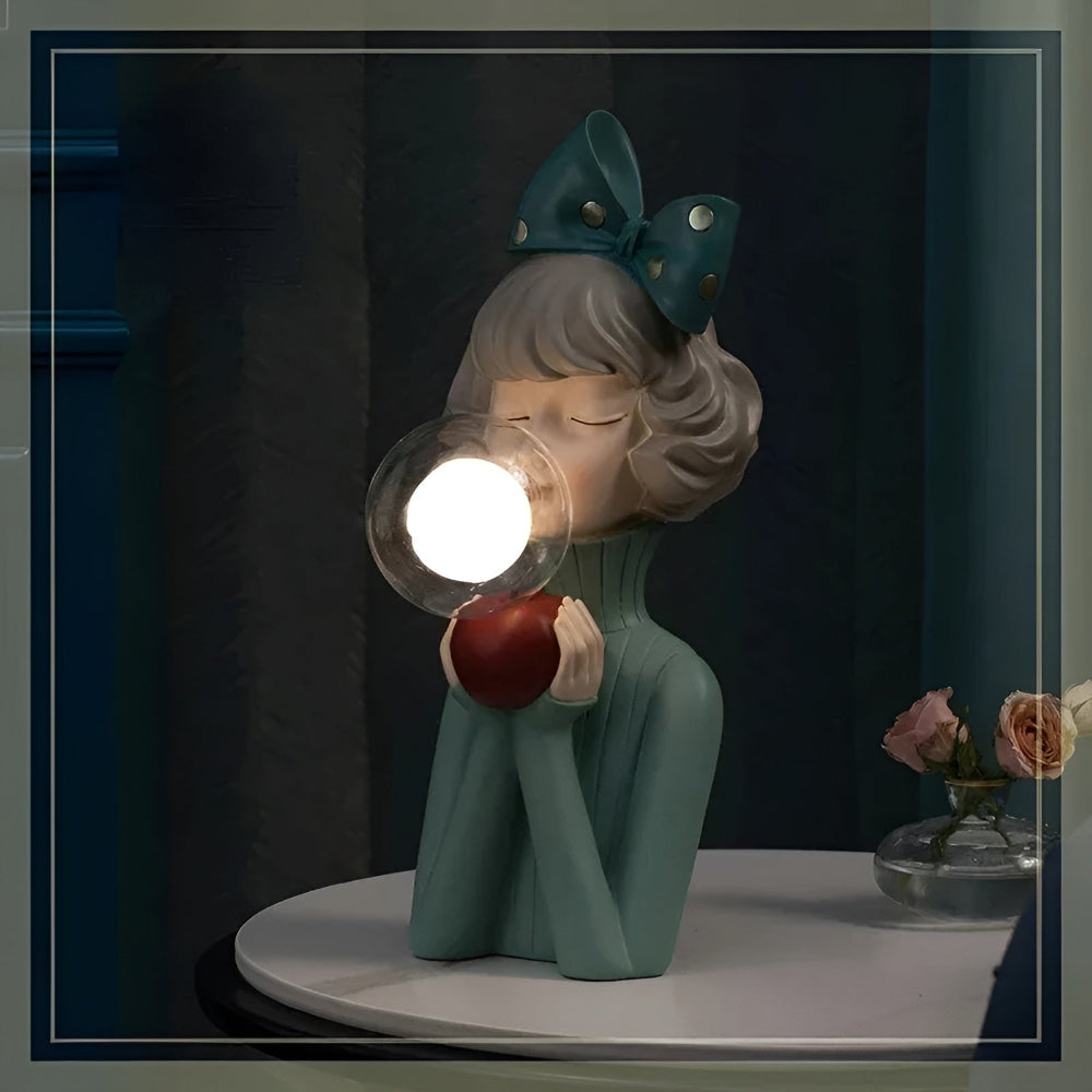 BubbleFairies Table Lamp – Enchanting Quartet Cartoon Girl Figurine Light