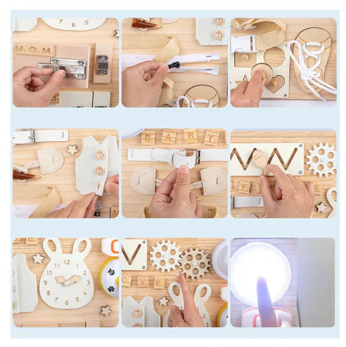 PlayDomus – Educational Activity Board with Drawing Table for Kids