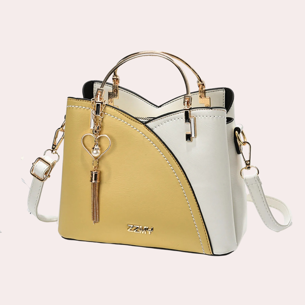 Vero – Elegant Leather Handbag with Multiple Compartments | Stylish Shoulder & Crossbody Bag