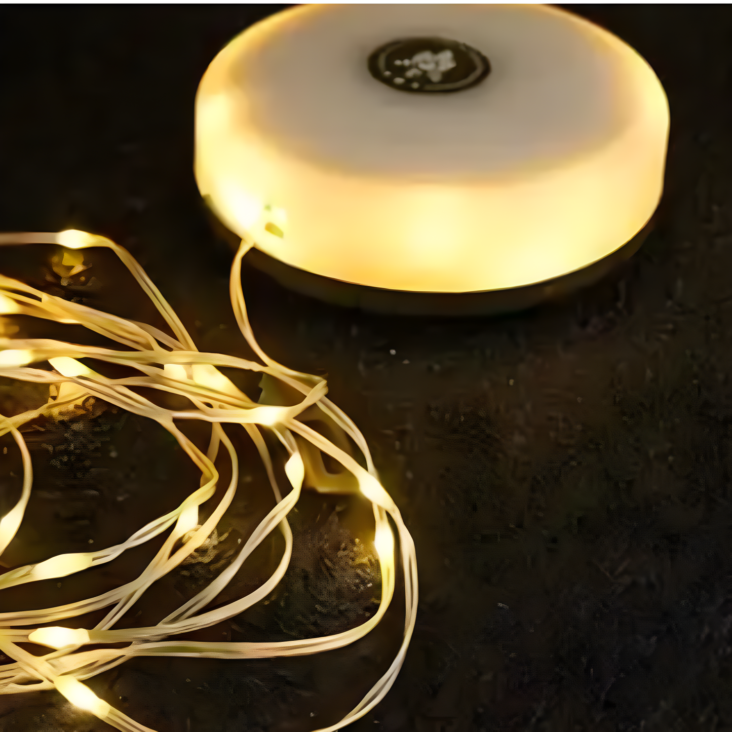 CampBeam LED Outdoor String Lights – Rechargeable Waterproof Lights with Magnetic Hooks & 5 Lighting Modes