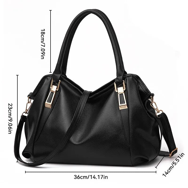 ELS – Elegant Faux Leather Shoulder Bag for Women in Multiple Colours