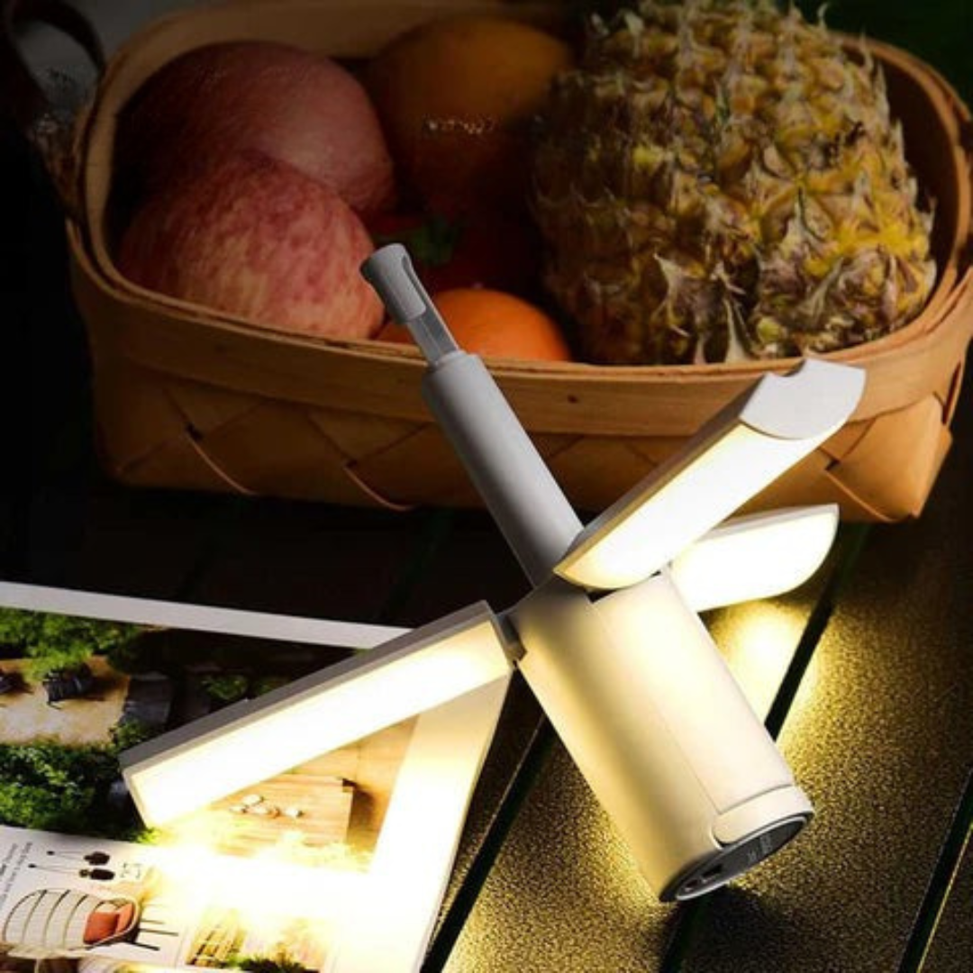 All-in-One Camping Lamp | Rechargeable Outdoor Light with Adjustable Brightness & Long Battery Life