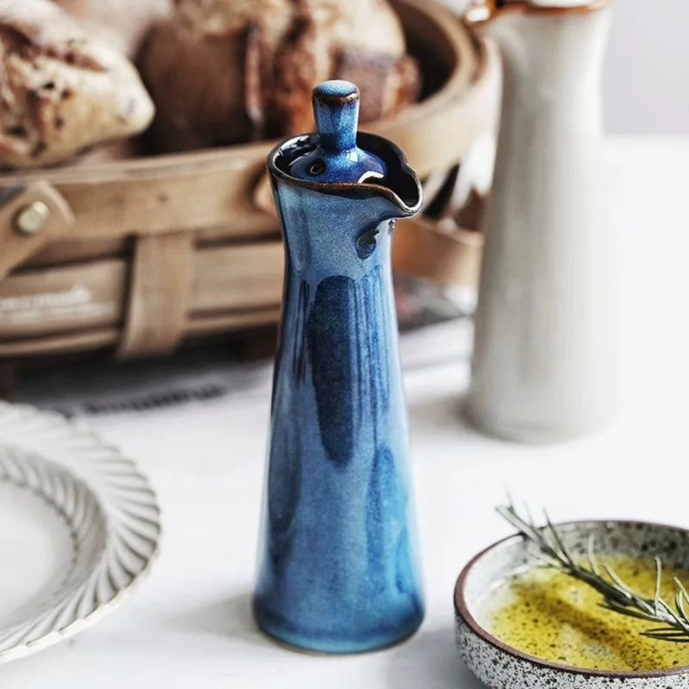 EcoPour – Elegant Drip-Free Glass Oil Dispenser | Stylish & Sustainable Kitchen Accessory