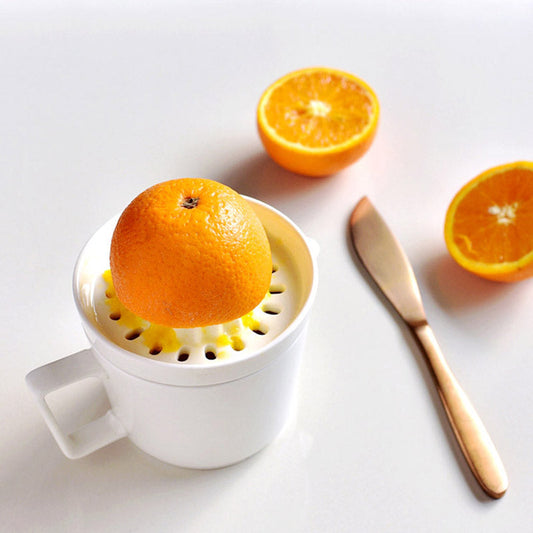 Eze Ceramic Citrus Juicer – Manual Juice Extractor for Lemons, Oranges & Limes