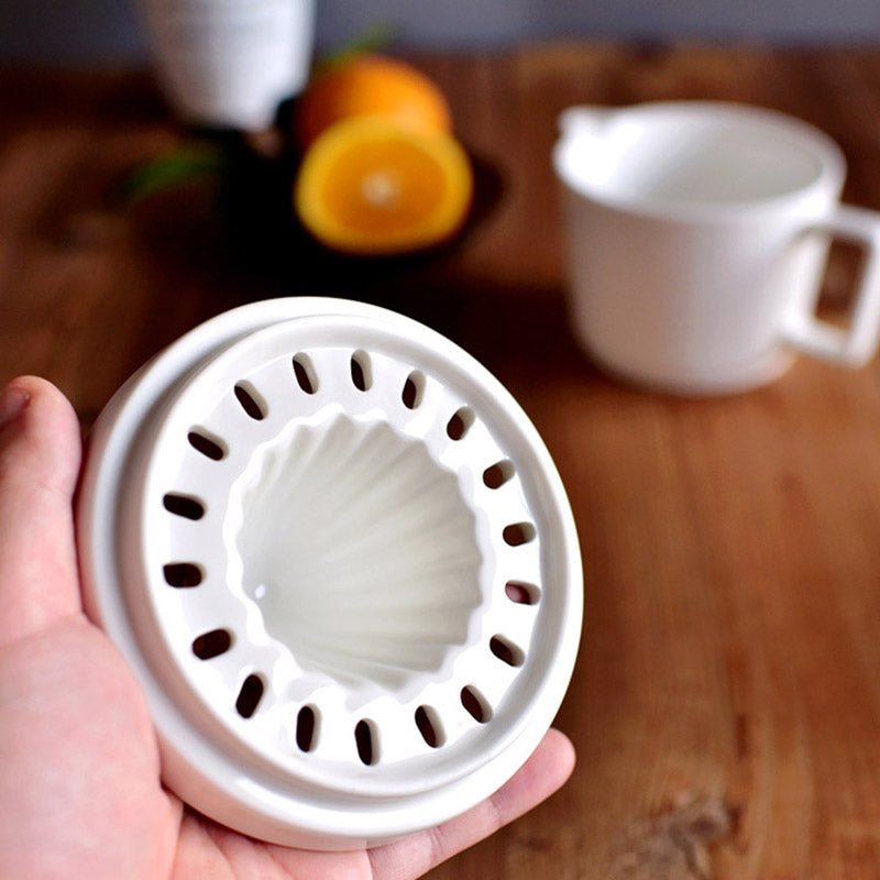 Eze Ceramic Citrus Juicer – Manual Juice Extractor for Lemons, Oranges & Limes