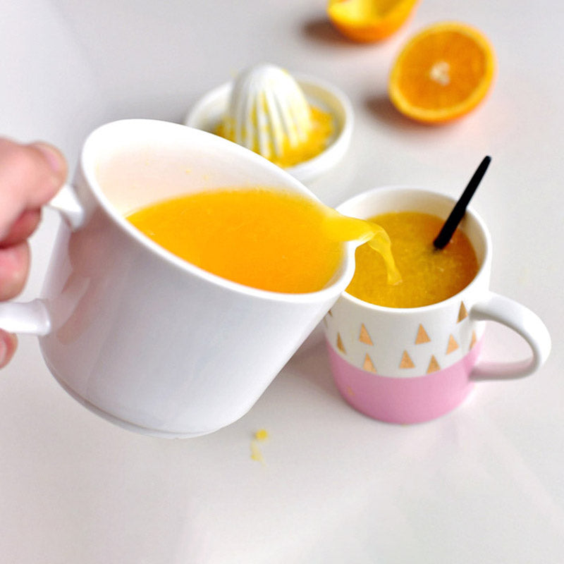 Eze Ceramic Citrus Juicer – Manual Juice Extractor for Lemons, Oranges & Limes