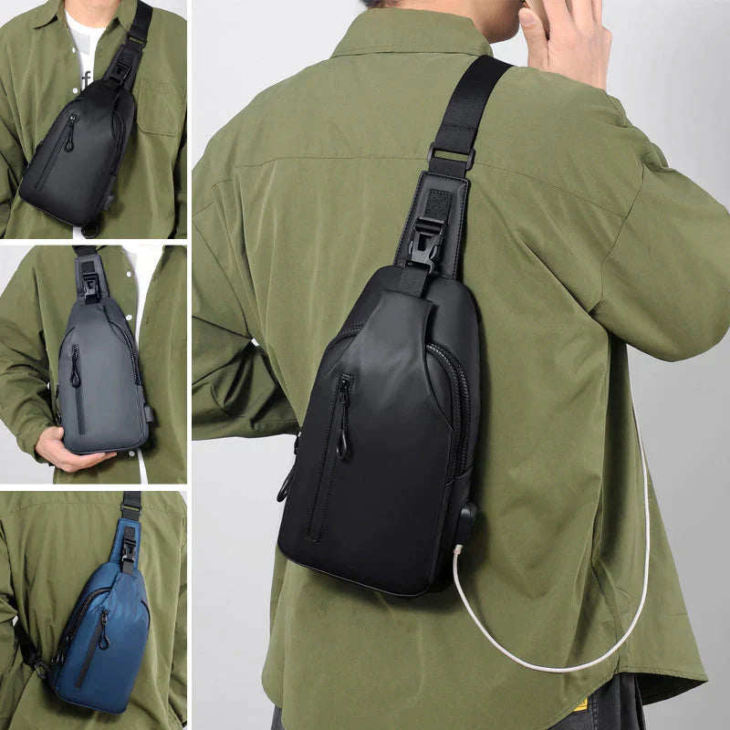Waterproof Anti-Theft Crossbody Bag | Secure Travel Sling Bag for Men & Women