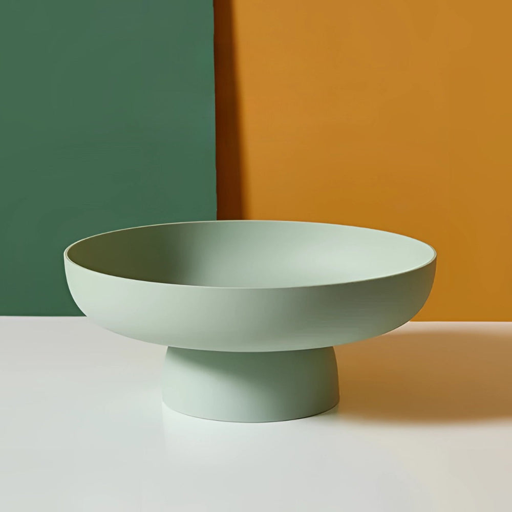 Fruitful Elegance – Retro Fruit Bowl with Vintage Leaf Design & Ceramic Finish