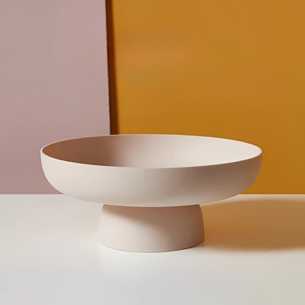 Fruitful Elegance – Retro Fruit Bowl with Vintage Leaf Design & Ceramic Finish